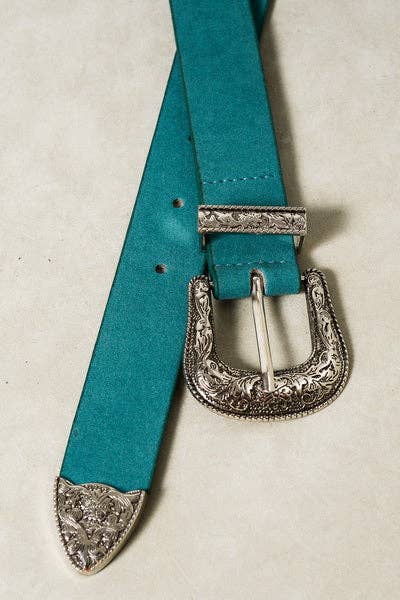 CLASSIC WESTERN BELT Teal